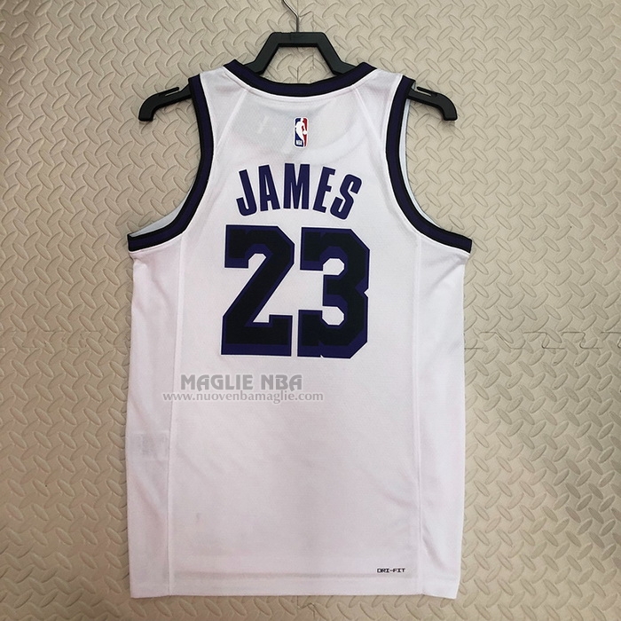 Maglia
 LeBron James NO 23 Los Angeles Lakers Citta
 2022-23 Bianco
